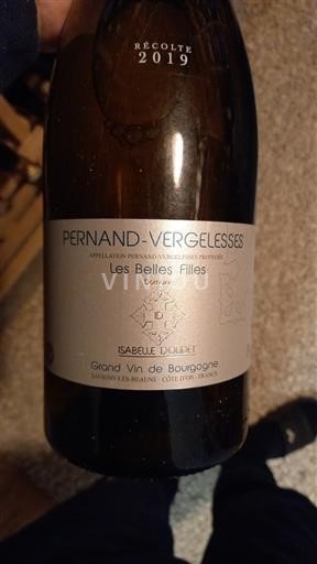 Burgundi Pernand-vergelesses Isabelle Dolyet Les Belles Filles 2019
