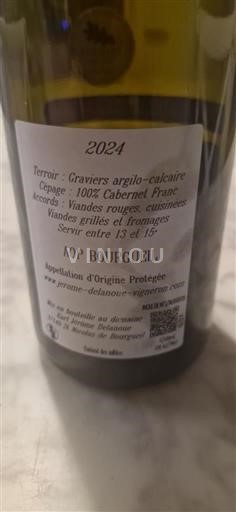 Valle del Loira Bourgueil Domaine Perrevin-Delanoue 2024