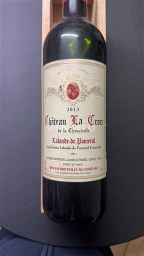 Bordeaux Lalande-de-Pomerol Château La Croix de la Chenevelle 2013