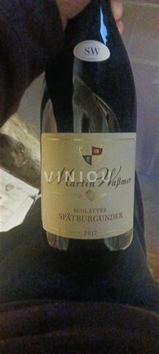 Baden Martin Waßmer Schlatter Spätburgunder 2017