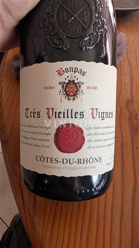 Rhône Valley Côtes du Rhône Bonpas Très Vieilles Vignes 2023