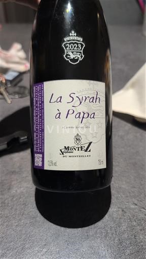 Alpy a Rhonské oblasti Rhodanské pahorkatiny Domaine Montez du Monteillet La Syrah à Papa 2023