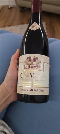 Borgoña Clos-de-vougeot Grand Cru Domaine Michel Gros 2001