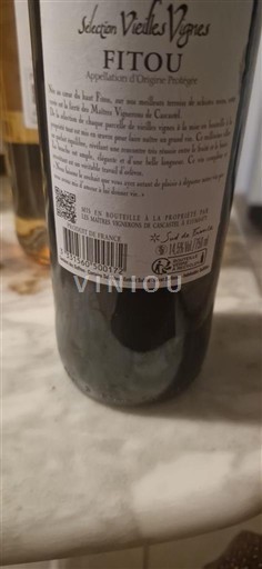 Languedoc Fitou Montmija Sélection Vieilles Vignes 2018