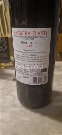 Piemonte Barbera d'Asti Superiore 2020