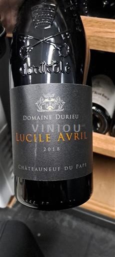 Thung lũng Rhône Châteauneuf-du-pape Domaine Rieu Lucile Avril 2018