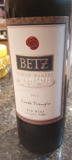 Amerikanische Nordwest-AVA Nicht spezifiziert Betz Family Winery Frangin 2012