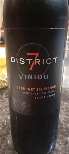 Kalifornijske AVA Monterey District 7 Cabernet Sauvignon 2020