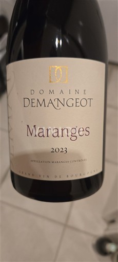 Burgundi Maranges Domaine Mangeot 2023
