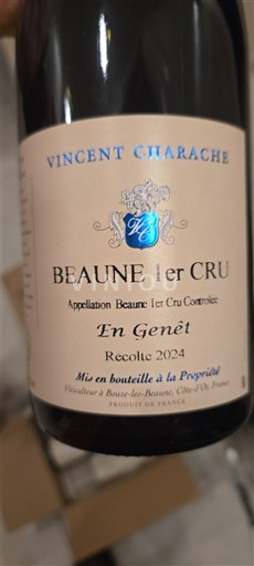 Borgoña Beaune Premier Cru Vincent Girache En Genêt 2024