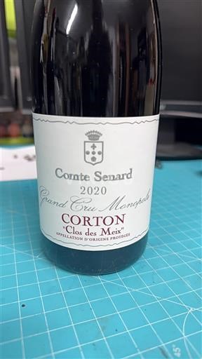 Burgund Corton Grand Cru Comte Senard Clos des Meix 2020