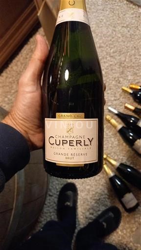 Champaña Champán Grand Cru Champagne Cuperly Grande Réserve Brut Sin añada