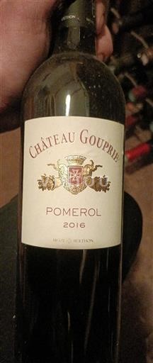 Wijnen Rouge sec Château Goubau 2016 Frankrijk Bordeaux Pomerol AOC
