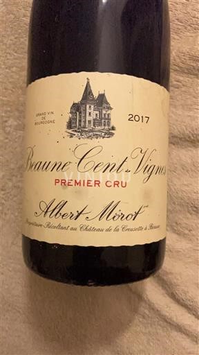 Burgundy Beaune Premier Cru Albert Morot Beaune Cent-Vignes 2017