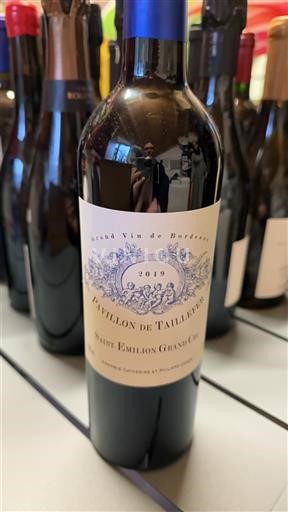 Bordeaux Saint-Émilion Grand Cru Pavillon de Taillefer 2019