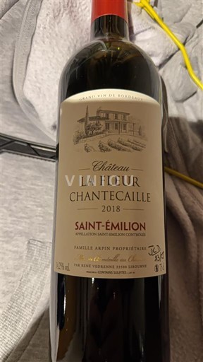 Vine Rouge sec Château La Fleur Chantecaille 2018 Frankrig Bordeaux Saint-Émilion AOC