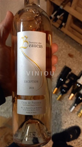 Vinhos Rosé sec Exception Domaine S Beaucas 2024 França Provence Côtes-de-Provence AOC