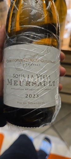Bourgogne Meursault Christopher Violot-Guillemard Sous la Velle 2023