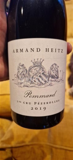Borgoña Pommard Premier Cru Armand Heitz 1er Cru Pézerolles 2019