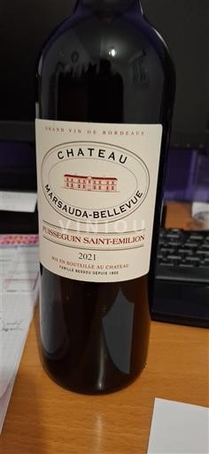Bordeaux Puisseguin-Saint-Émilion Château Marsauda-Bellevue 2021