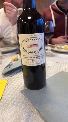 Bordeaux Puisseguin-saint-émilion Château Marsauda-Bellevue 2021