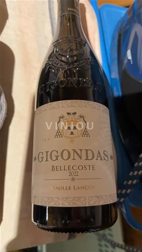 Rhônen laakso Gigondas Famille Larcon Bellecoste 2022