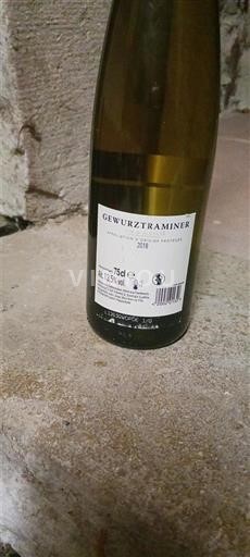 Vini Blanc sec Jean Biecher 2018 Francia Alsazia Gewürztraminer AOC