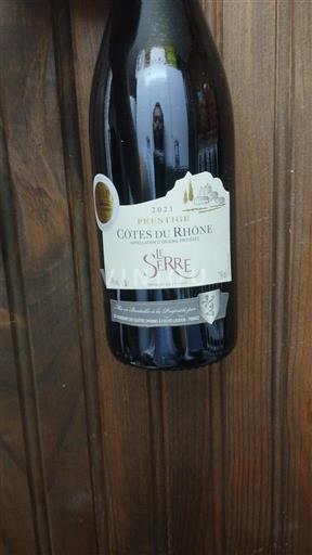 Rhônen laakso Côtes-du-rhône Le Serre 2021