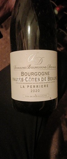 Burgundi Määrittelemätön Domaine Bourgogne-Devaux La Perrière 2020