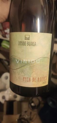 Languedoc Minervois Domaine Balansa Pech de Rozies 2023