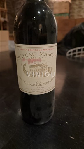 Bordéus Margaux Premier Grand Cru Classé Château Margaux Grand Vin 1992