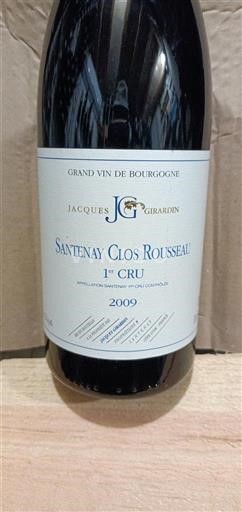 Vinhos Rouge sec Clos Rousseau Jacques Girardin 2009 França Borgonha Não especificado AOC Premier Cru