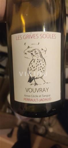 Údolí Loiry Vouvray Perrault-Jadaud Les Grives Soules 2023