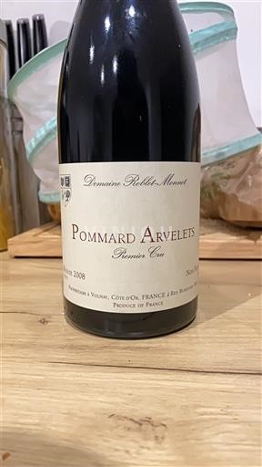 Borgoña Pommard Premier Cru Domaine Roblet-Monnot Arvelets 2008