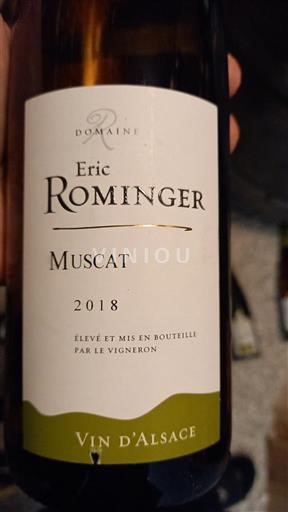 Alsace Muscat Domaine Eric Rominger 2018