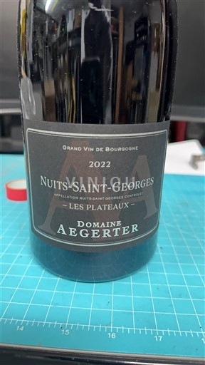 Borgonha Nuits-Saint-Georges Domaine Aegerter Les Plateaux 2022