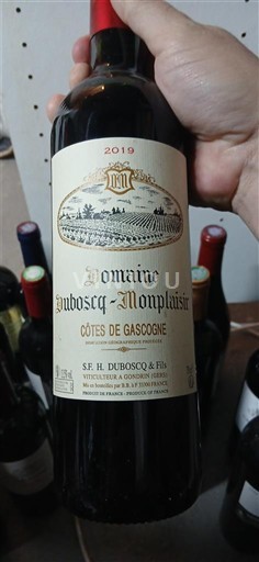 Sud-Ouest Côtes de Gascogne Domaine Boscq-Monplaisir 2019