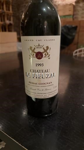 Bordéus Pessac-Léognan Grand Cru Classé Château Fieuzal 1993