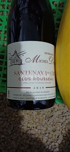 Borgonha Santenay Premier Cru Domaine Michel Delorme Clos Rousseau 2019