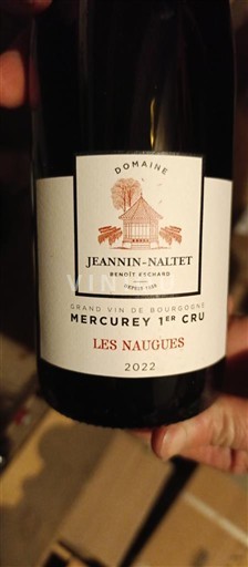 Burgund Mercurey Premier Cru Domaine Jeannin-Naltet Les Naugues 2022
