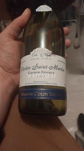 Bourgogne Maison Colin Seguin Clôitre Saint-Martin Grande Réserve 2023