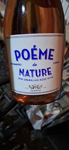 Vinhos Espumantes Rosé demi-sec Poème de Nature Glinavos Non millésimé Grécia Épiro Não especificado