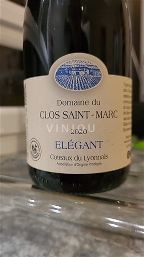Vini Rouge sec Elégant Domaine Clos Saint-Marc 2020 Francia Lionese Coteaux del Lionese AOC