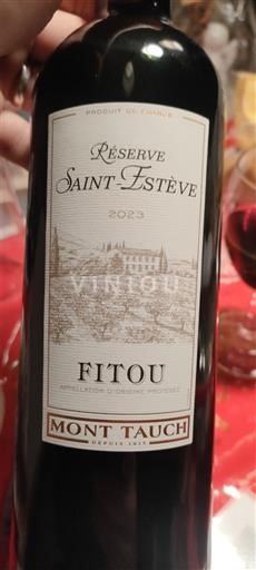 Languedoc Fitou Mont Tauch Réserve Saint-Estève 2023