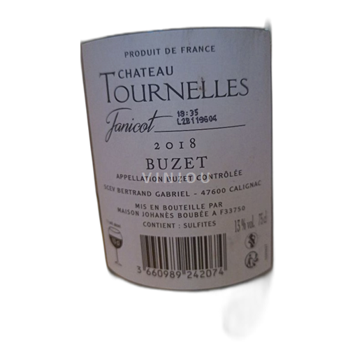 Südwestfrankreich Buzet Château Tournelles Janicot 2018