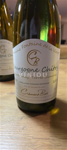 Burgund Bourgogne Chitry Domaine Fontaine de la Vierge Terres Blanches 2020