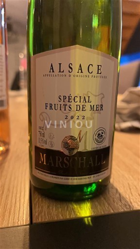 Elzas Marshall Spécial Fruits de Mer 2022