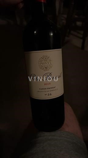 Bordeaux Canon-Fronsac Ponty Petit Renouil 2018