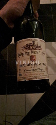 Rhônetal Beaumes de Venise Domaine Pied Redon 1999