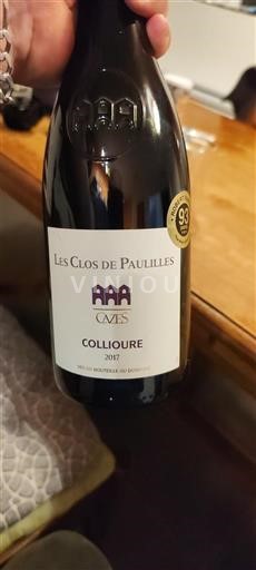 Roussillon Collioure Les Clos de Paulilles 2017